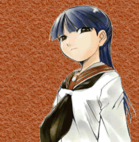 学生 校服 眨眼 大喊