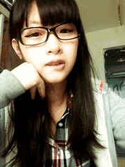 鬼脸 美女 妩媚 可爱 秀发