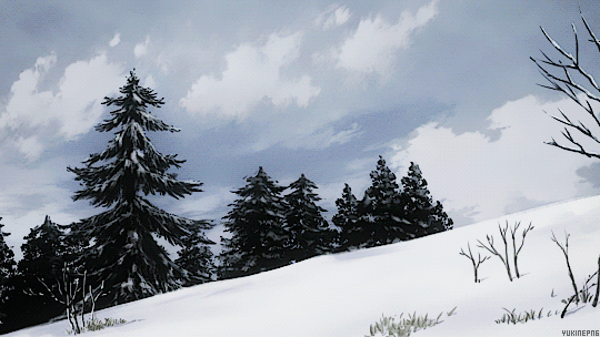 丛林  雪地  滑雪  跳跃