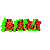 旋转 四个字 红色 热烈祝贺