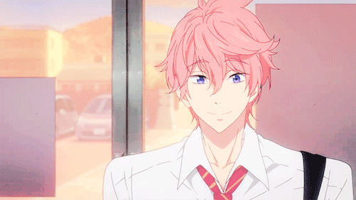 动漫 男孩 说话 注视