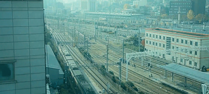 火车 拍摄 轨道 行驶
