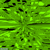 3d 绿色 转动 眼花缭乱