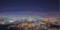 4K韩国风光 俯瞰 凌晨 城市 灯光 纪录片 风景