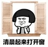 熊猫头 可爱 搞笑 叫人起床 逗