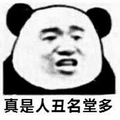 暴漫 熊猫人 张学友 真是人丑名堂多 斗图