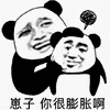崽子 膨胀 熊猫头 搞笑 逗