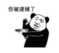暴漫 文字表情包 你被逮捕了 沙雕 魔性 搞笑