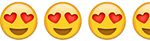 emoji 循环 笑脸 色眯眯