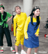 美女  漂亮  兴奋  cosplay  跳舞