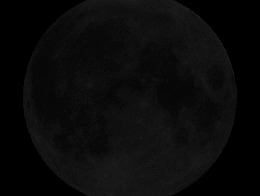 月亮 圆球 漆黑 出没