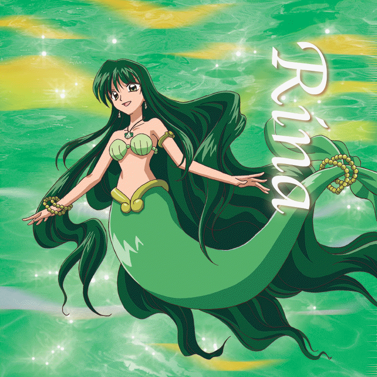 Rina 美人鱼 绿色系 可爱 科幻