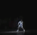 男人 旋转 黑夜