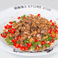 美食 肉 虾 辣椒