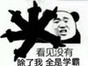 熊猫头 暴漫 看见没有除了我都是学霸 搞笑 文字表情包 逗
