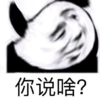暴漫 文字表情包 你说啥 搞笑 沙雕 魔性