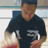 搞笑 扣篮 逗比 扮鬼脸