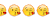 emoji 循环 一排 飞吻