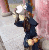 猴子 济公 喝酒 吃鸡腿