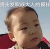 宋民国 萌娃 将头发吹成大人的模样 可爱 搞笑 逗