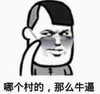 暴漫 文字表情包 哪个村的那么牛逼 搞笑 逗 沙雕