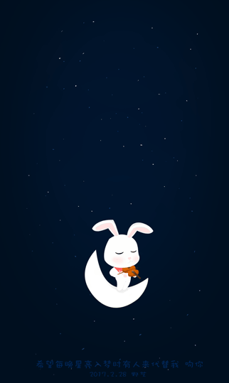 兔子 红领巾 月亮 音乐