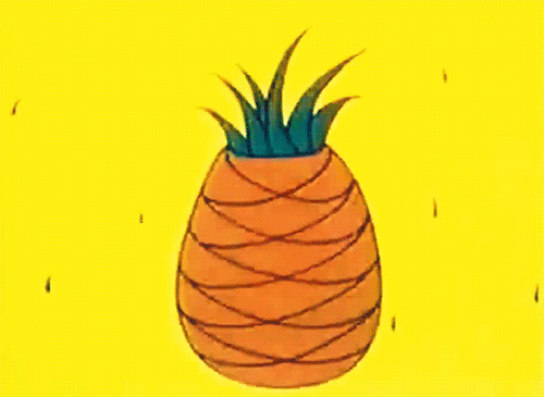 菠萝 pineapple 卡通 变手雷