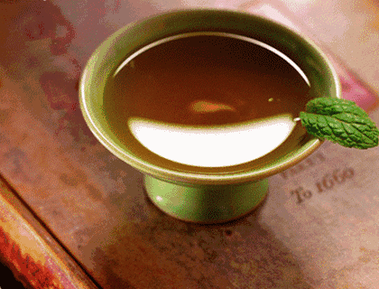 茶杯 叶子 绿色 营养