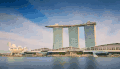 Singapore Singapore2012延时摄影 ZWEIZWEI 城市 建筑 新加坡 新加坡城 鱼尾狮公园 新加坡滨海湾金沙酒店