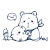 插画 心情 卖萌 熊 gif