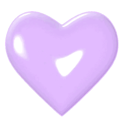 爱心 淡紫 立体旋转 3d 魔性