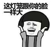 暴漫 文字表情包 这灯笼跟你的脸一样大 搞笑 沙雕 魔性