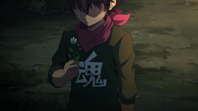 卡通 男孩 花朵 灯光