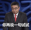 眼镜 领带 西装 你再说一句试试