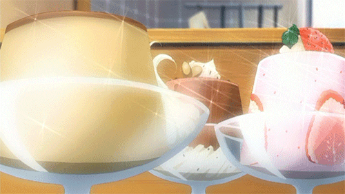 美食 杯子 水果 诱惑
