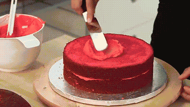 蛋糕 红色 创意 漂亮