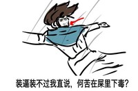 装逼装不过我直说 何苦在屎里下毒 恶搞 逗比