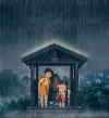 二次元 下雨 漫画 萌萌哒 宫崎骏
