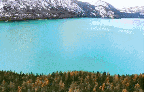 喀纳斯湖 新疆 湖面 澄澈 纪录片 航拍中国 阿勒泰地区