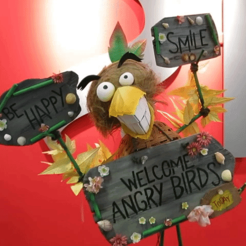 愤怒的小鸟 Angry Birds movie 路牌 稻草人 火柴 摇摆