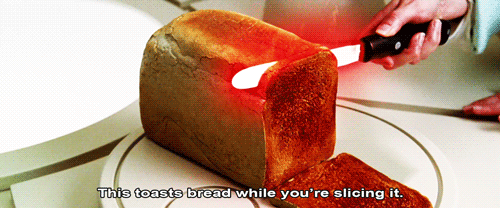 切吐司  烤面包 激光 刀