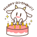 卡通 生日蛋糕 生日快乐 蜡烛