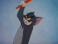 萌萌的 猫和老鼠 卡通 可爱
