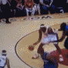 NBA 骑士 詹姆斯 背身 脚步