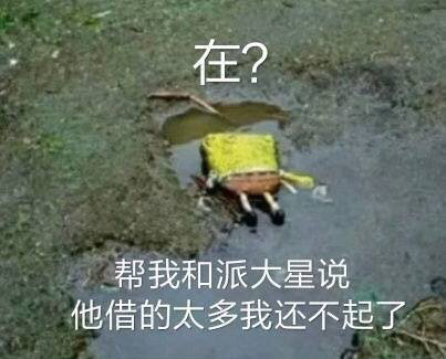 海绵宝宝还钱 派大星借钱