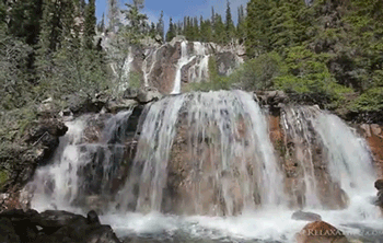 自然 风景 瀑布 流水