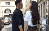 angelababy 黄晓明 情侣 美女一回头