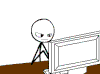 掀桌子 愤怒 table flip 卡通