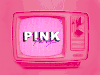 创意 pink 电视机