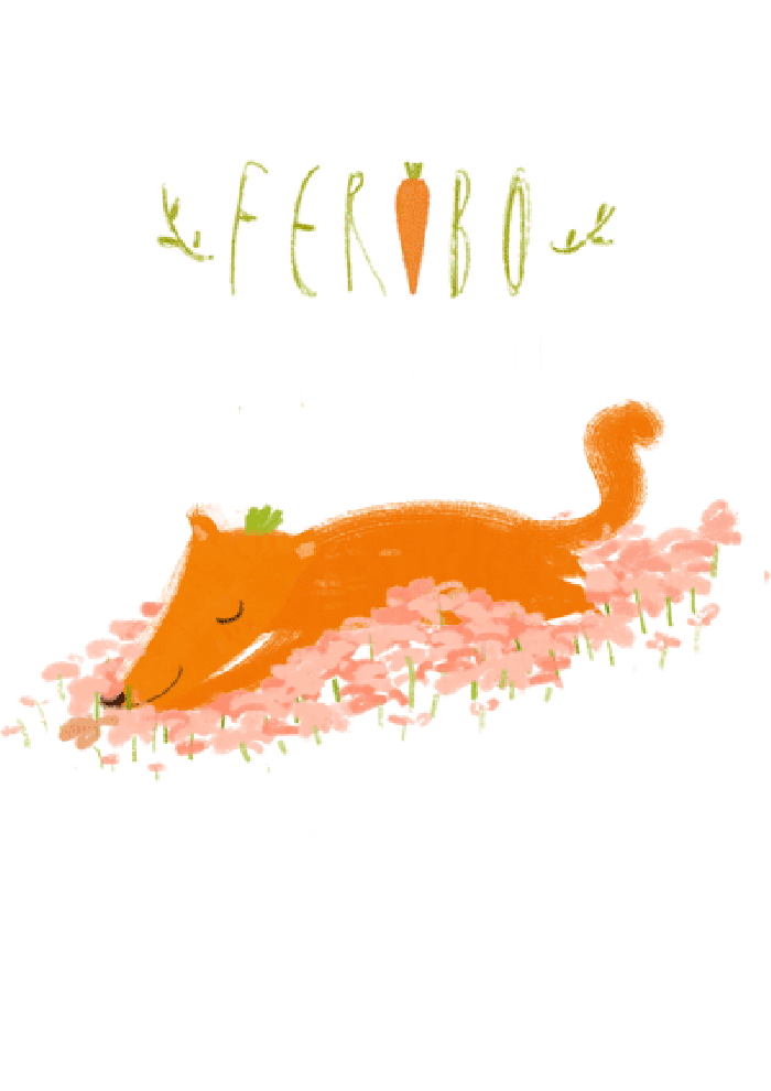 狐狸 睡觉 可爱 摇尾巴 我是一只小狐狸我住在森林里